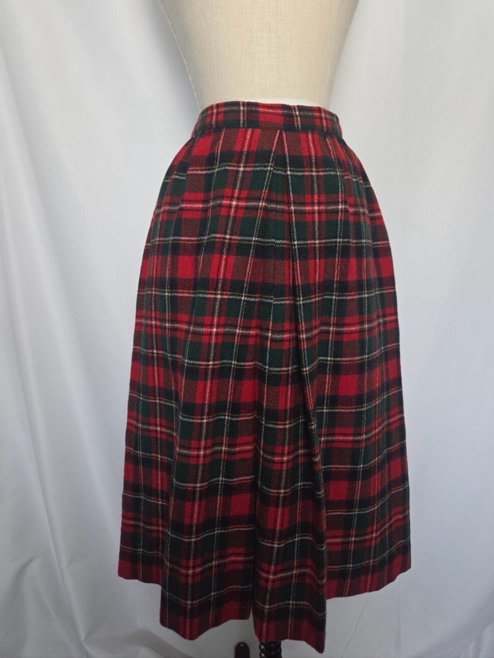 Vintage Wool Tartan Skirt | Size 2